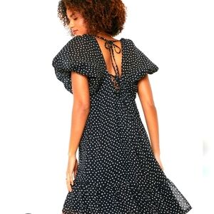 NWT Nasty Gal Polka Dot Mini Dress     Size 10